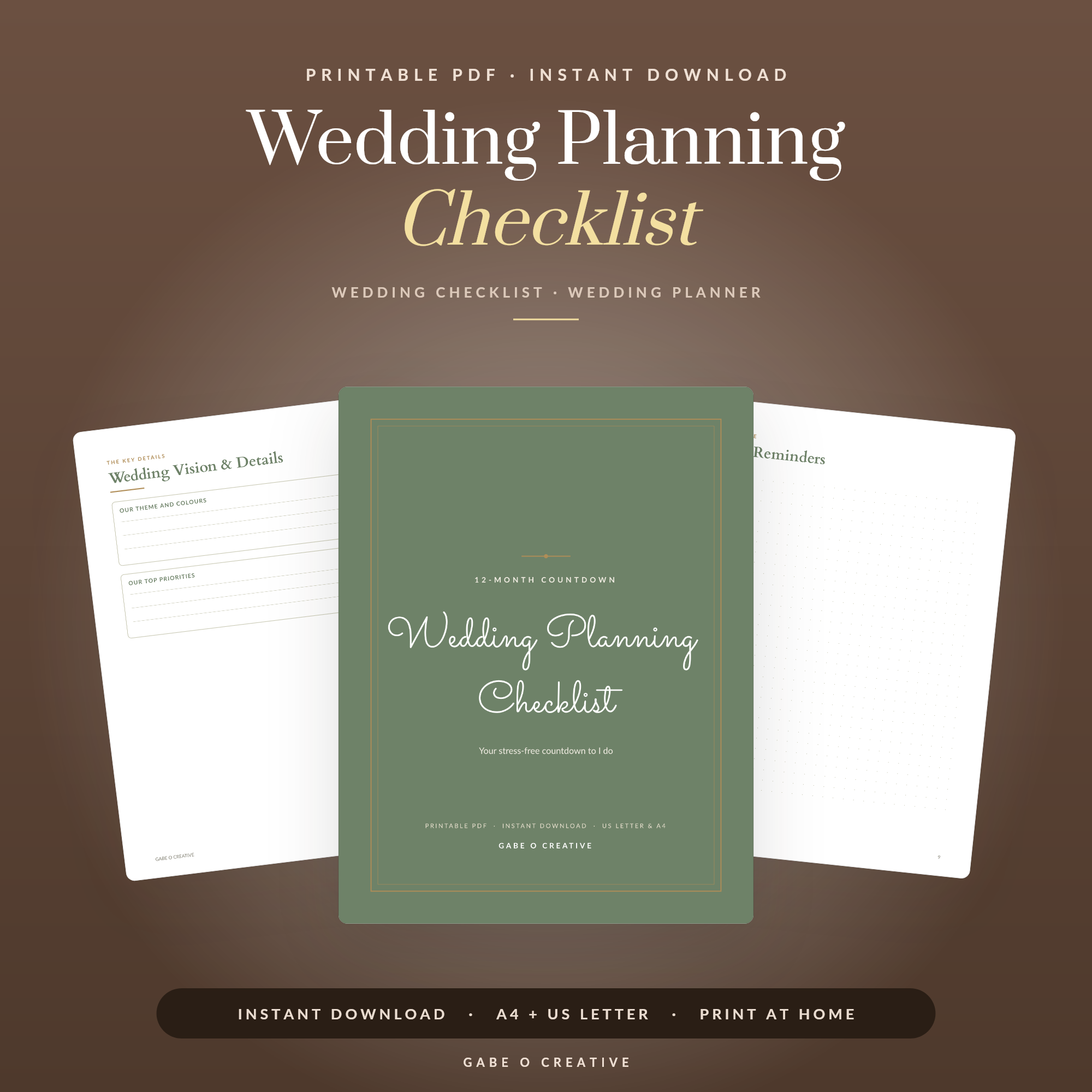 Wedding Planning Checklist
