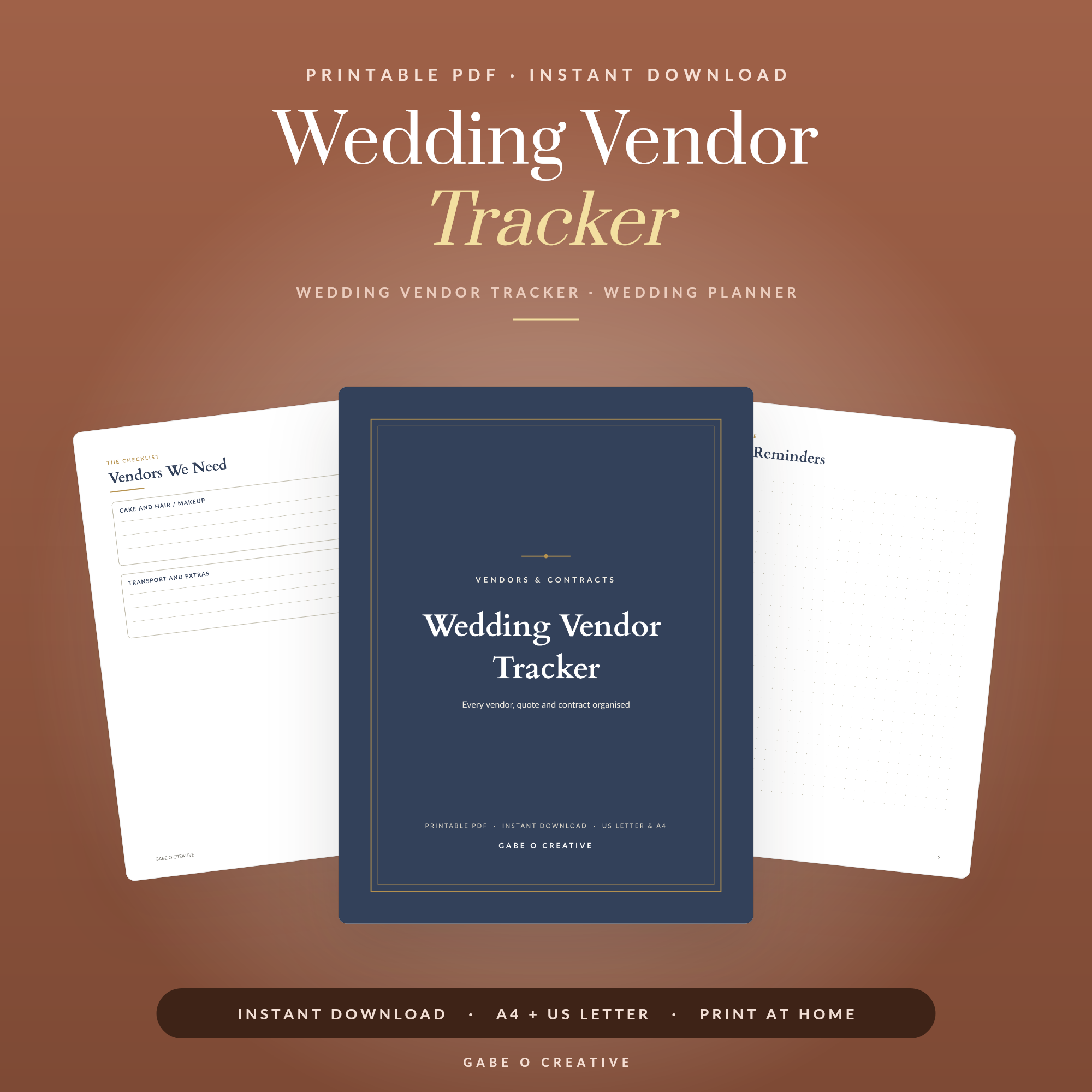 Wedding Vendor Tracker