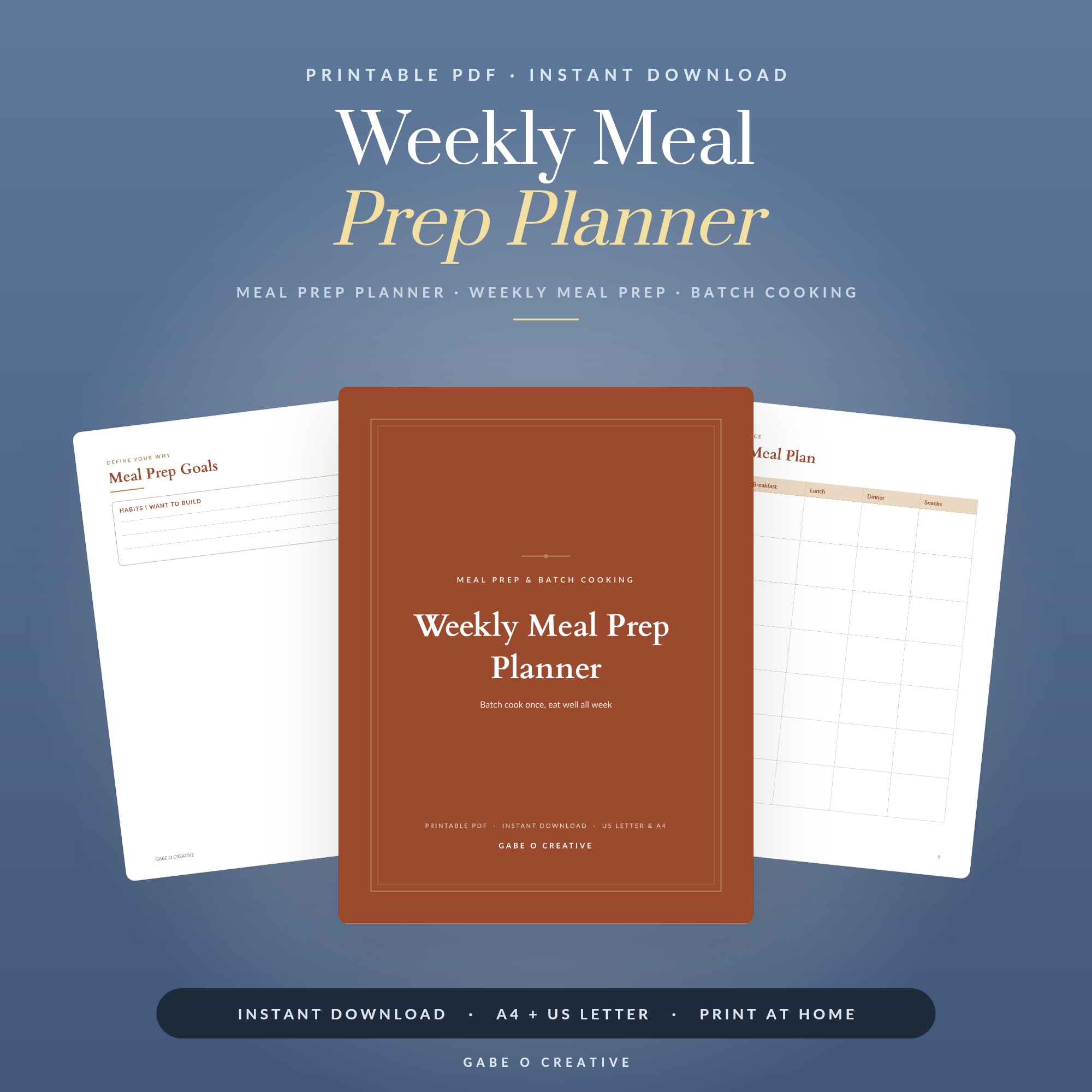 Meal Prep Planner Printable: Save Time and Money