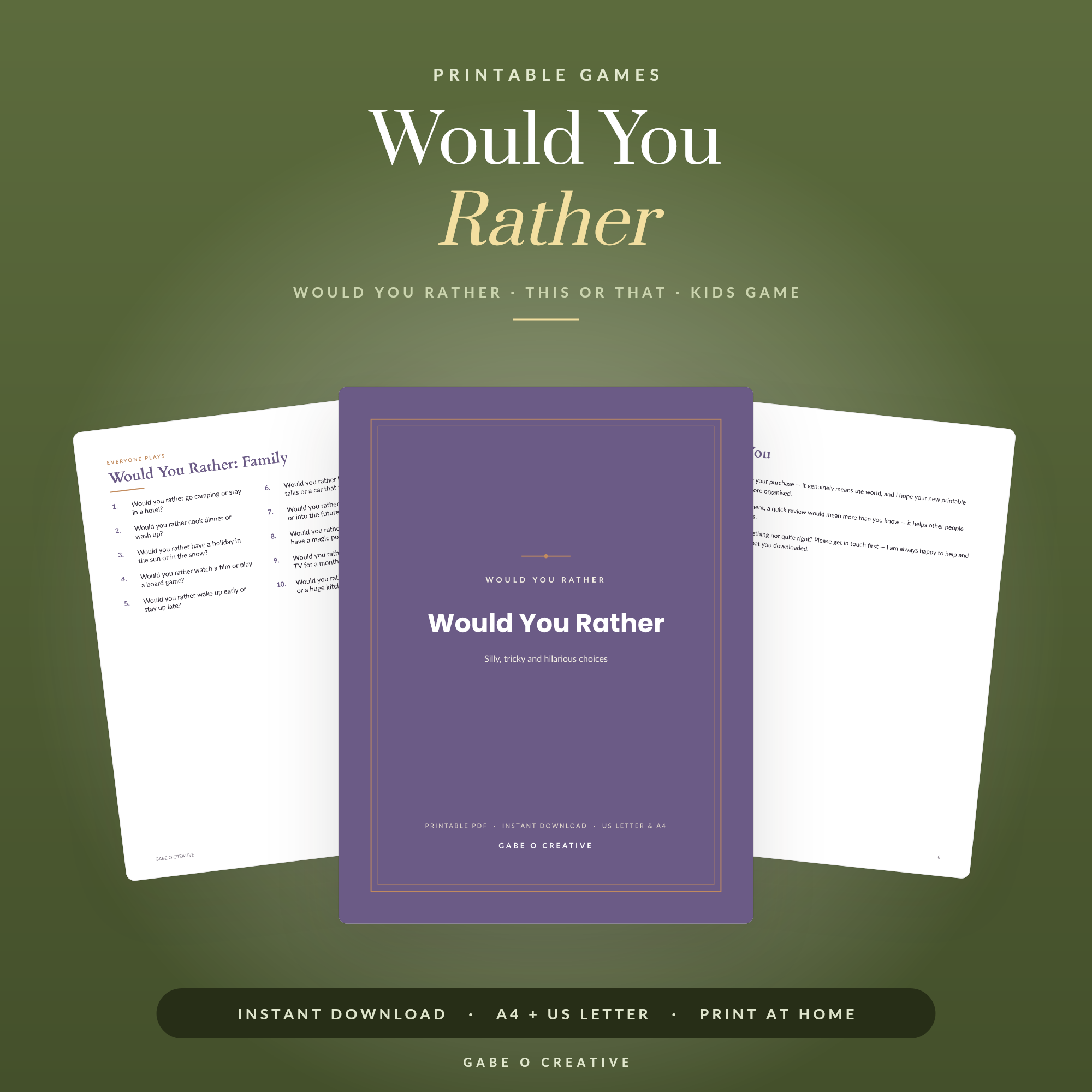 Would You Rather
